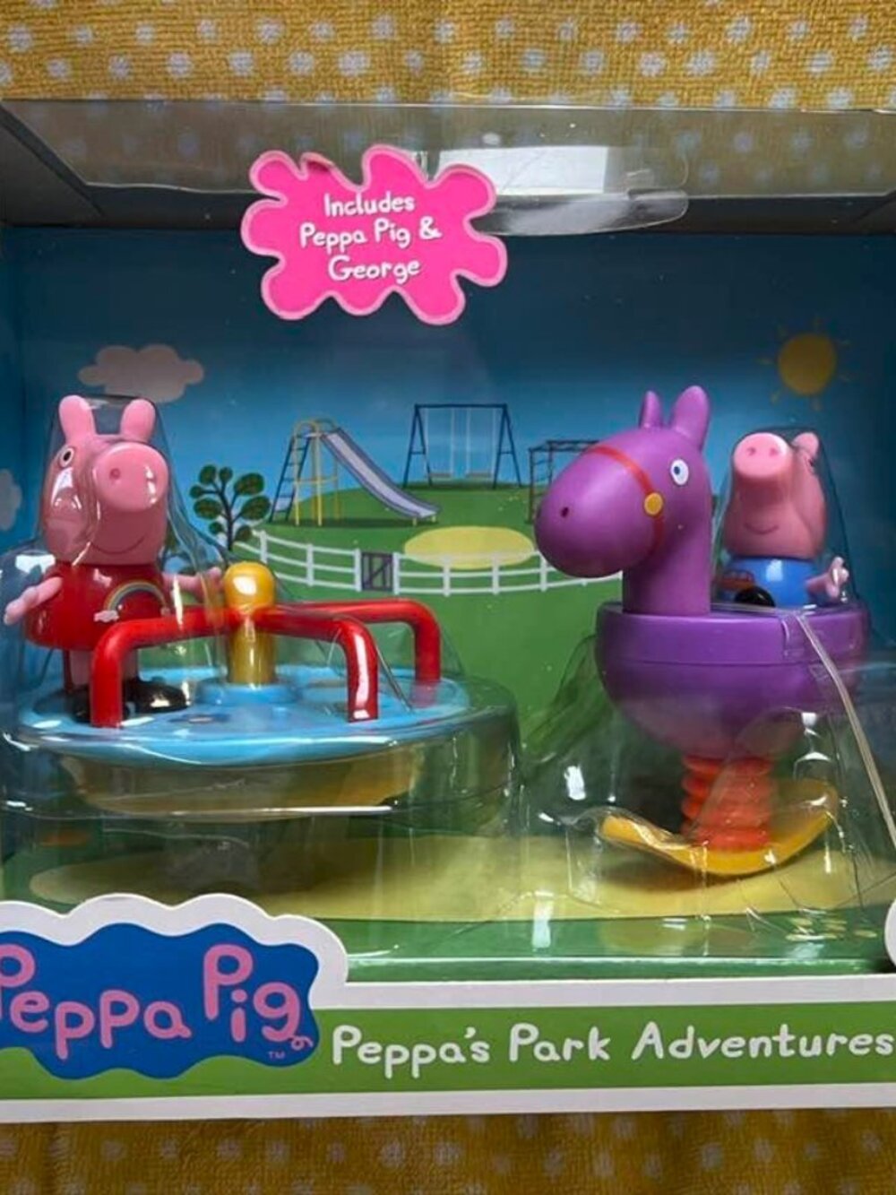 Peppa Pig Park Adventures NIB w/Rebbeca Rabbit w/tags